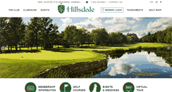 Desktop Screenshot of hillsdalegolf.com